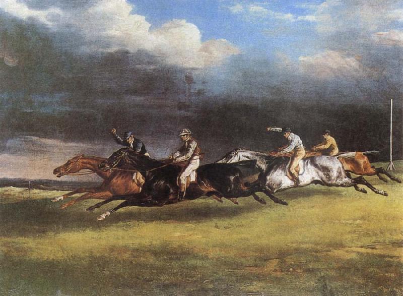 The Epsom Derby, Theodore Gericault
